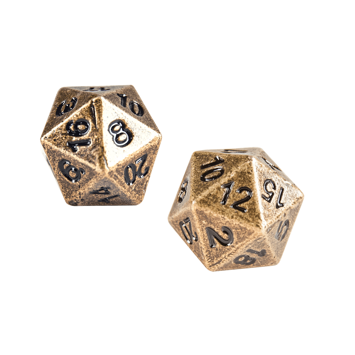 Heavy Metal D20 Dice Set (2ct) - E - 84597 - Ultra PRO - Ultra PRO International