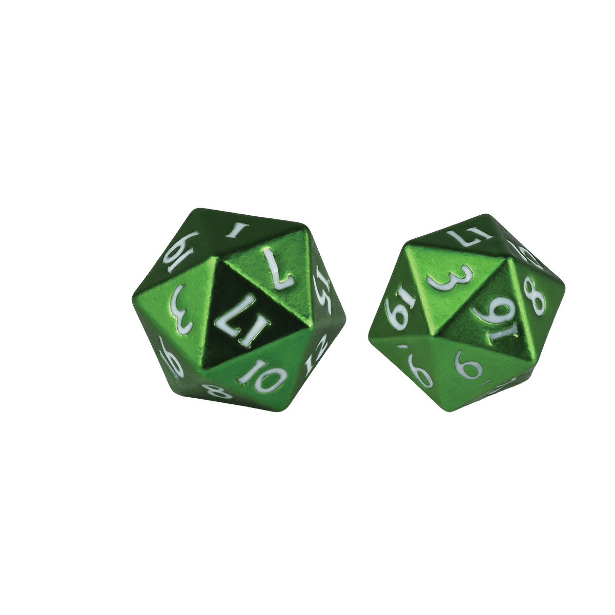 Heavy Metal D20 Dice Set (2ct) - E - 85340 - Ultra PRO - Ultra PRO International