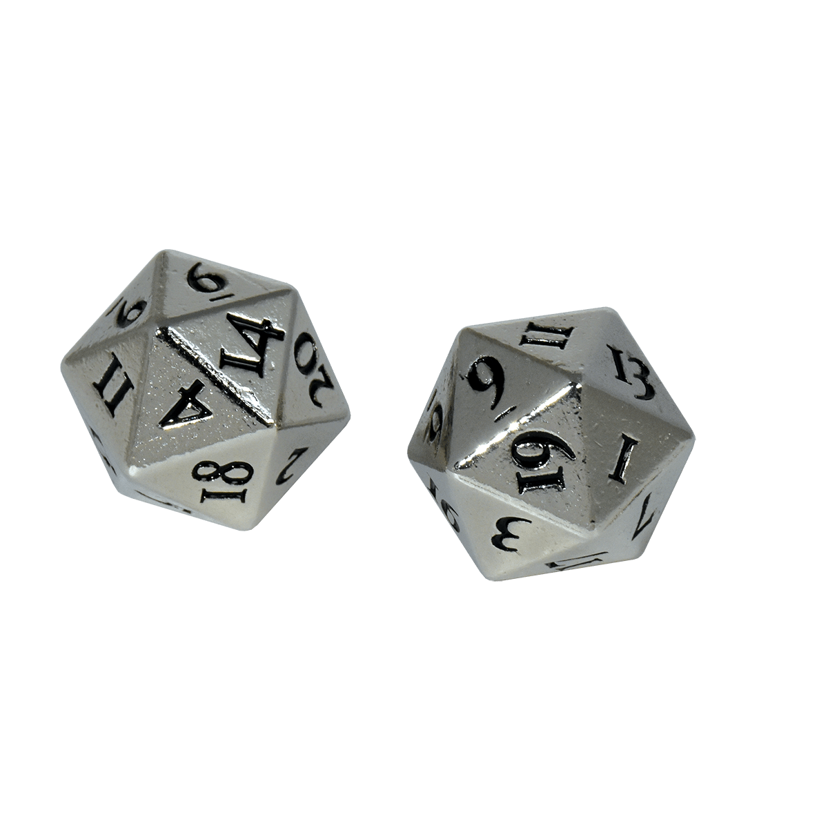 Heavy Metal D20 Dice Set (2ct) - E - 84900 - Ultra PRO - Ultra PRO International