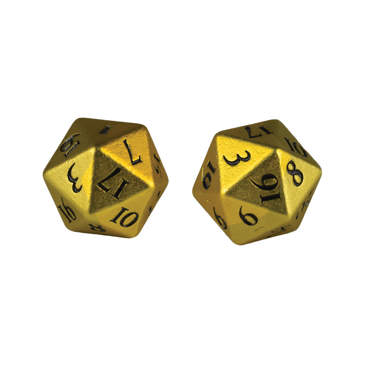 Heavy Metal D20 Dice Set (2ct) - E - 85341 - Ultra PRO - Ultra PRO International