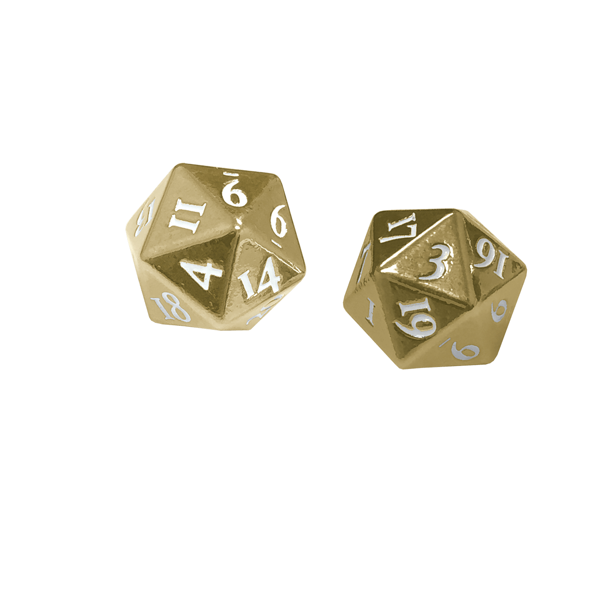 Heavy Metal D20 Dice Set (2ct) - E - 85089 - Ultra PRO - Ultra PRO International