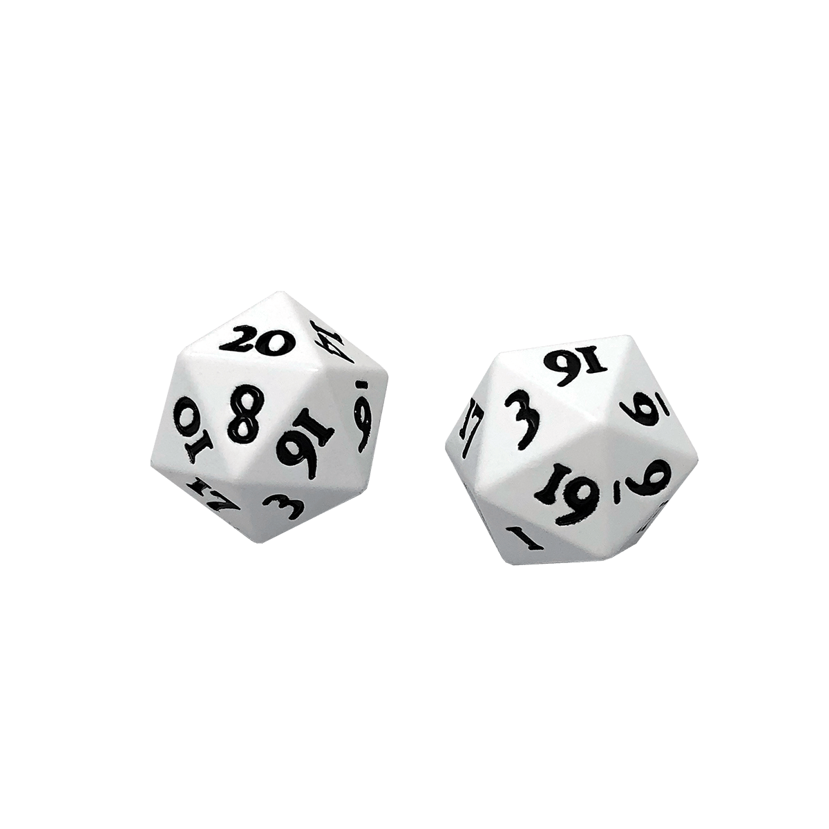 Heavy Metal D20 Dice Set (2ct) - E - 85784 - Ultra PRO - Ultra PRO International