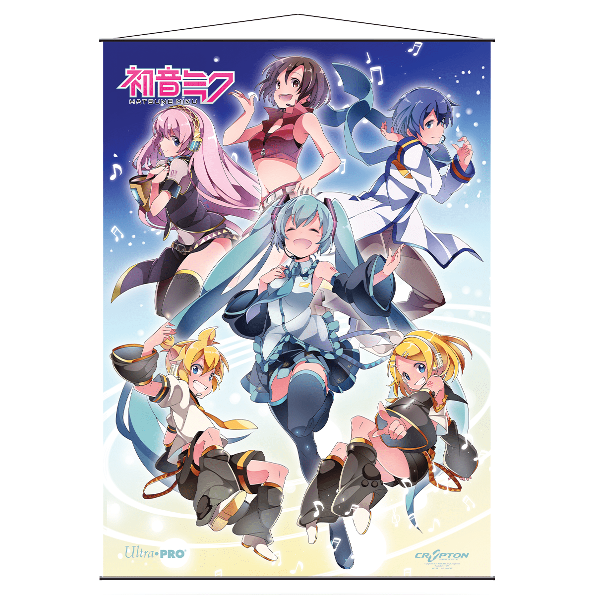 Heroines Wall Scroll for Hatsune Miku - E - 84599 - Ultra PRO - Ultra PRO International