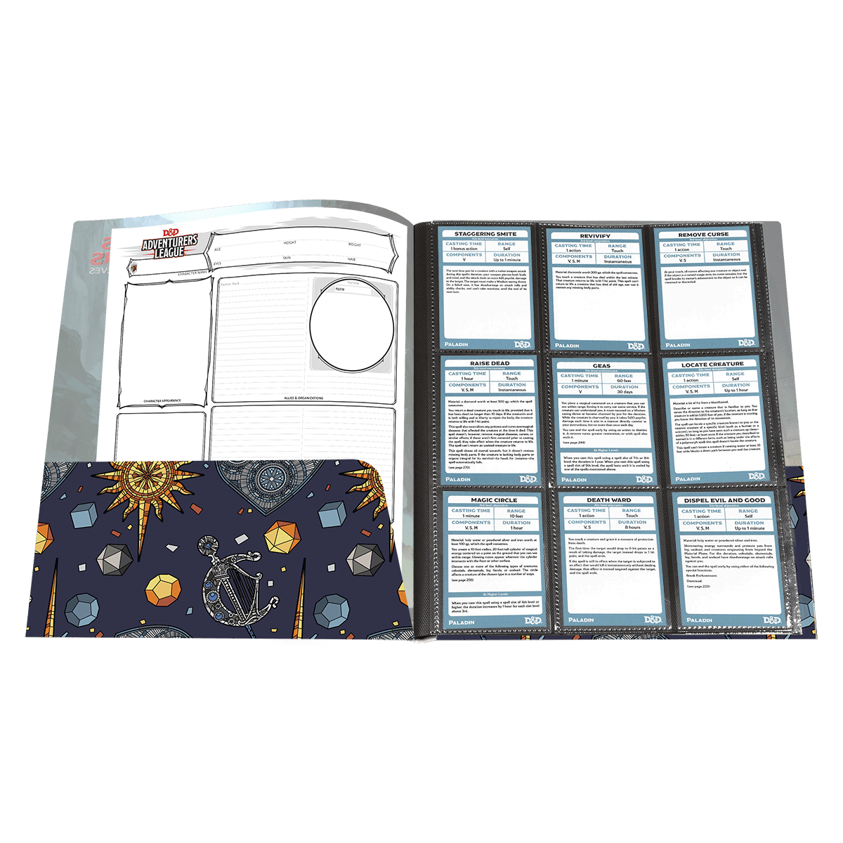 Honor Among Thieves Chris Pine Character Folio with Stickers for Dungeons & Dragons - E - 19714 - Ultra PRO - Ultra PRO International