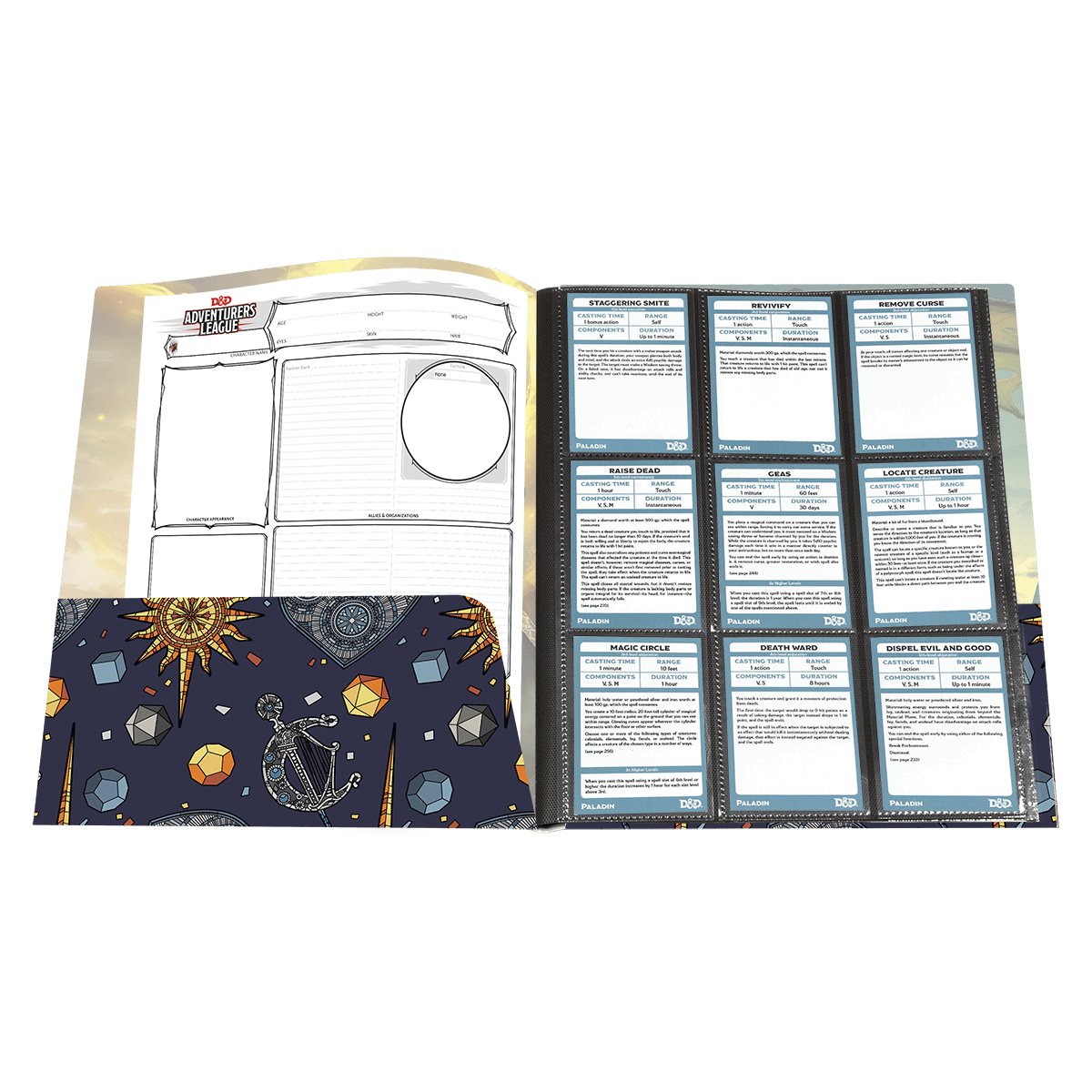 Honor Among Thieves Regé - Jean Page Character Folio with Stickers for Dungeons & Dragons - E - 19719 - Ultra PRO - Ultra PRO International