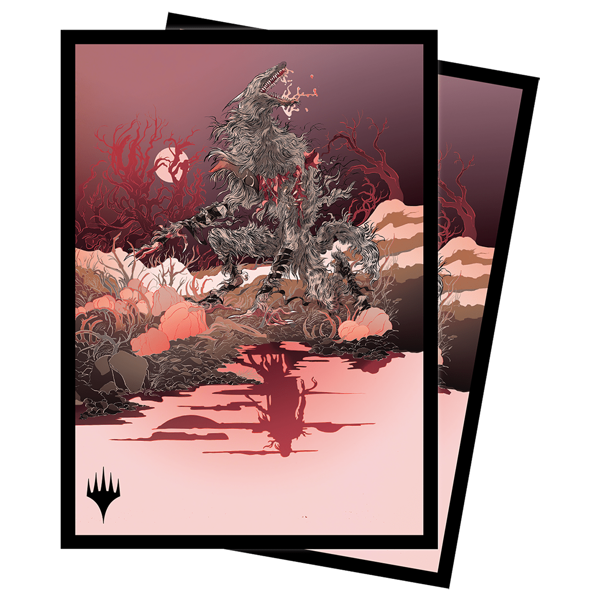 Innistrad: Midnight Hunt Arlinn, the Moon's Fury Standard Deck Protector Sleeves (100ct) for Magic: The Gathering - E - 18828 - Ultra PRO - Ultra PRO International