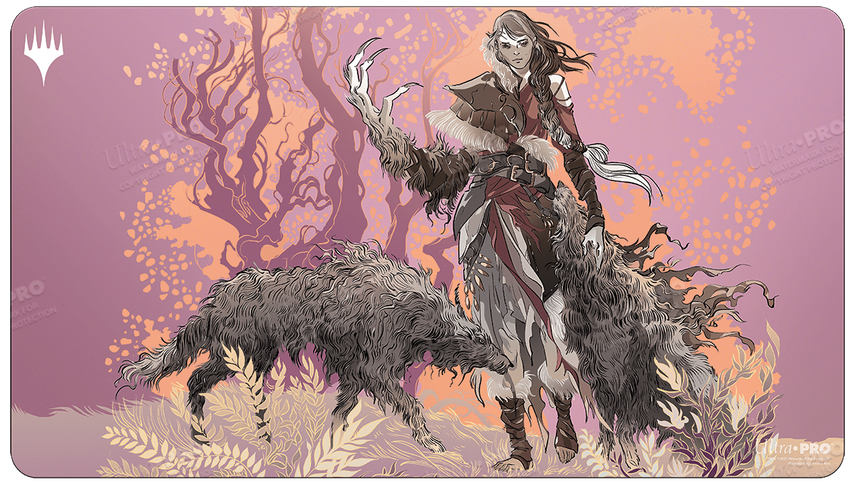 Innistrad: Midnight Hunt Arlinn the Pack Leader Double - Sided Standard Gaming Playmat for Magic: The Gathering - E - 18836 - Ultra PRO - Ultra PRO International