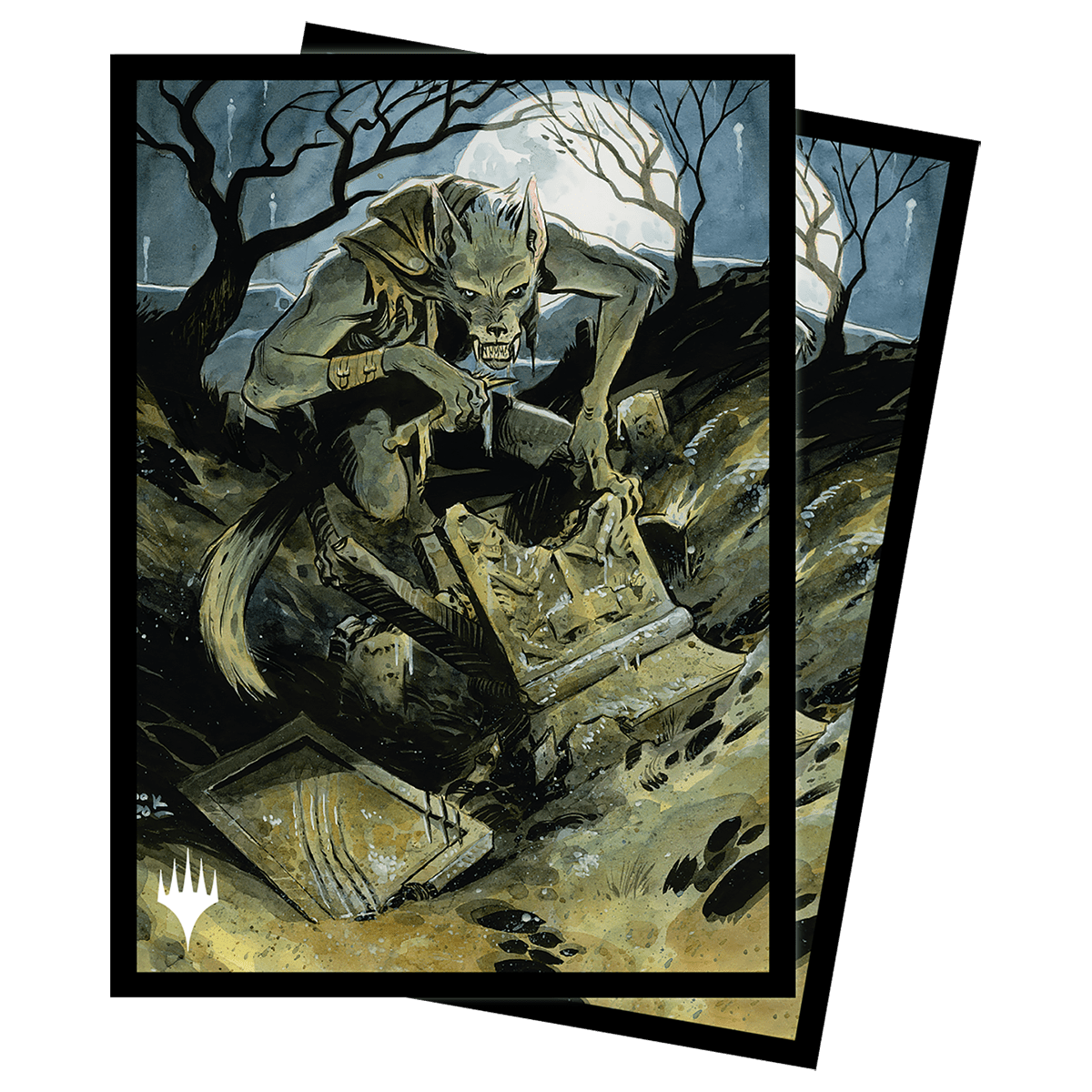 Innistrad: Midnight Hunt Graveyard Glutton Standard Deck Protector Sleeves (100ct) for Magic: The Gathering - E - 18825 - Ultra PRO - Ultra PRO International