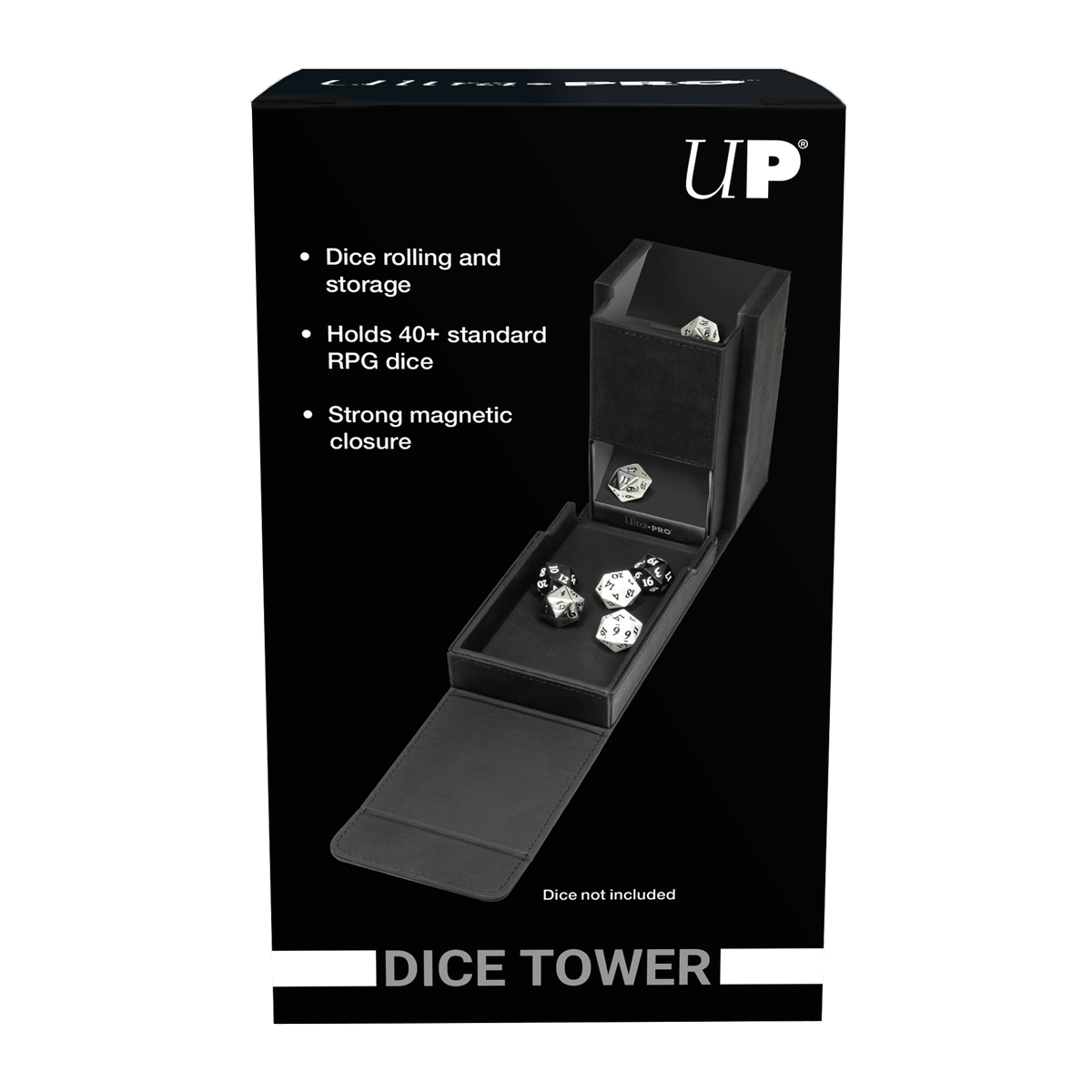 Jet Black Alcove Dice Tower - E - 15960 - Ultra PRO - Ultra PRO International