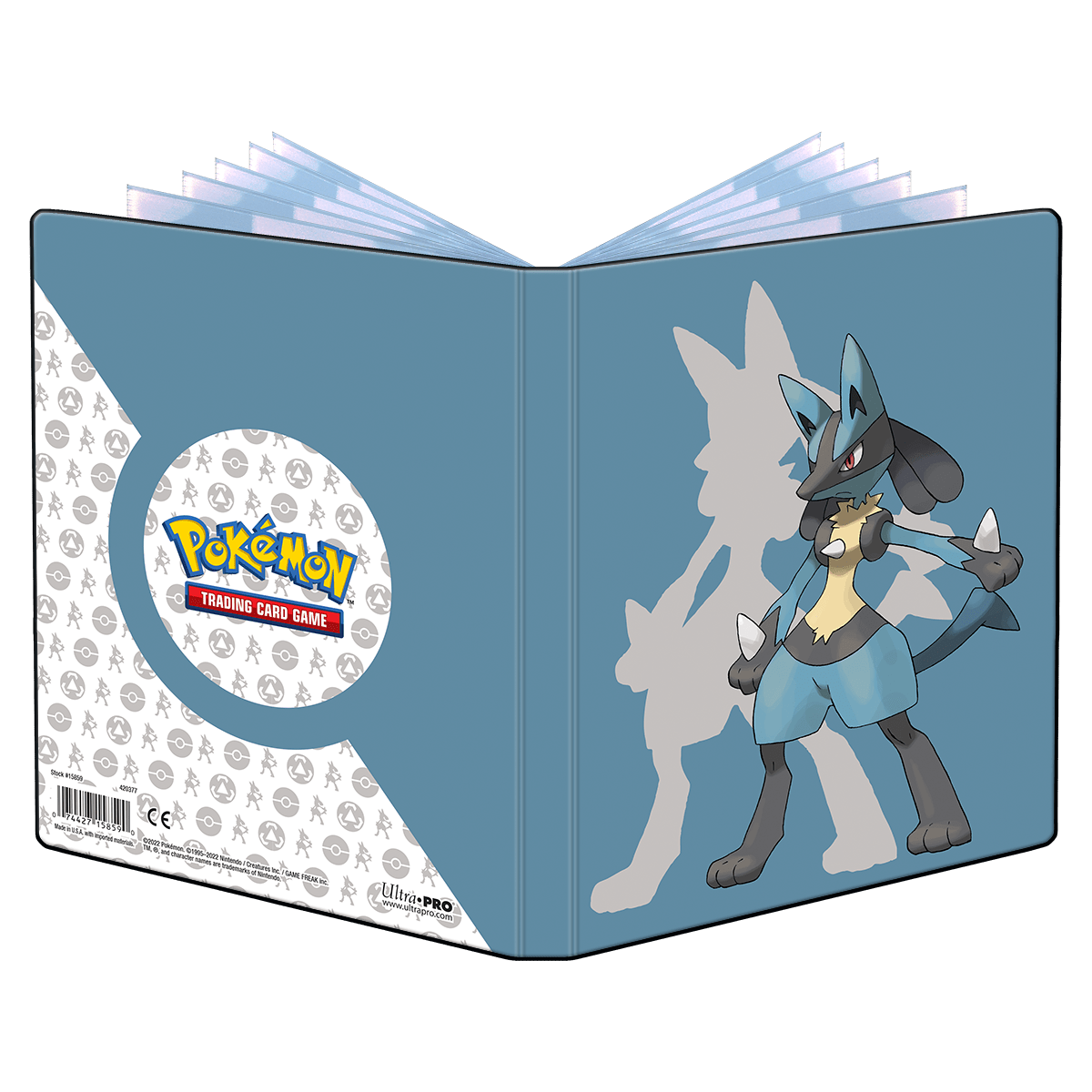 Lucario 4 - Pocket Portfolio for Pokémon - E - 15859 - Ultra PRO - Ultra PRO International