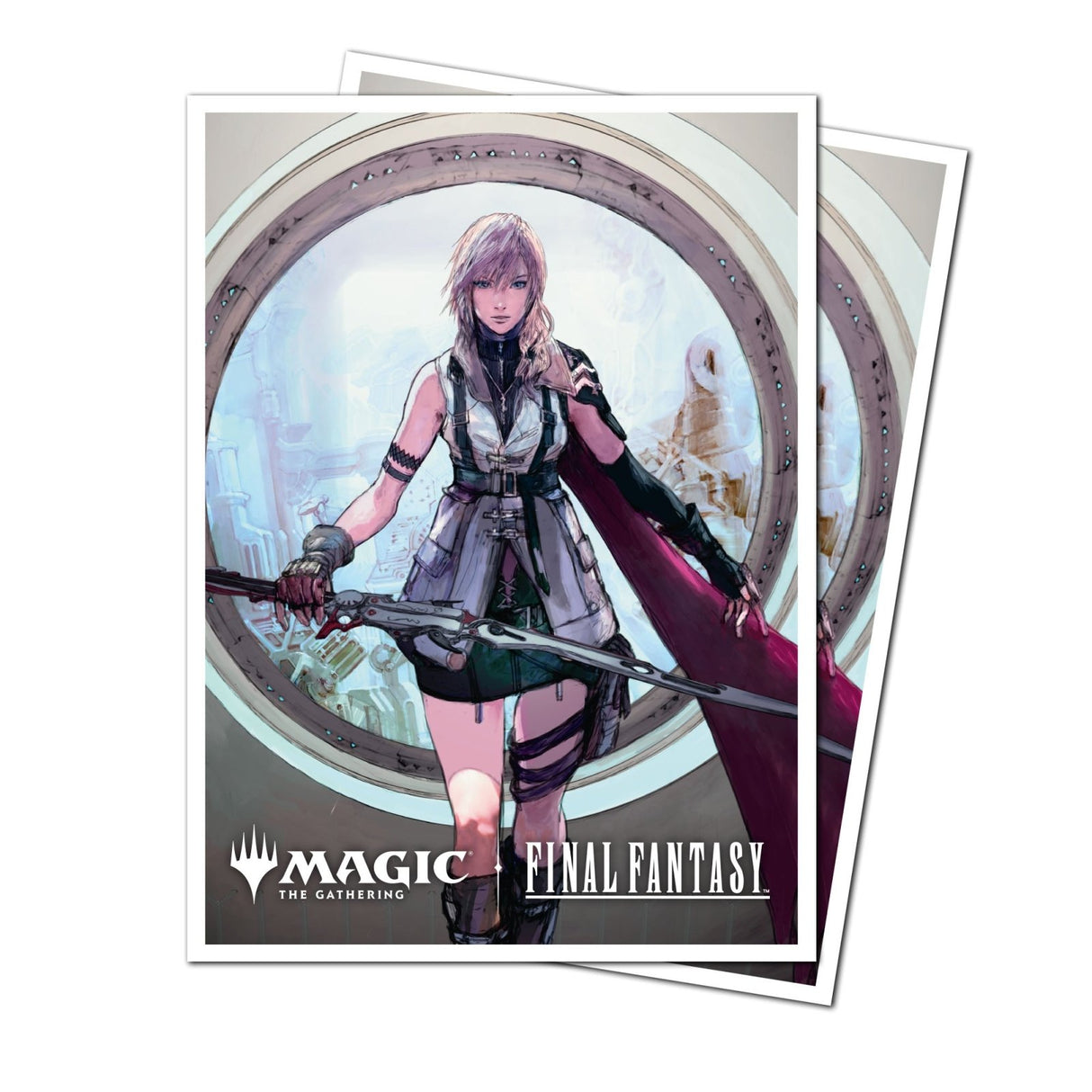MAGIC: THE GATHERING®—FINAL FANTASY™ Lightning, Army of One 105ct APEX Deck Protector sleeves for Magic: The Gathering - E-38488 - Ultra PRO - Ultra PRO International