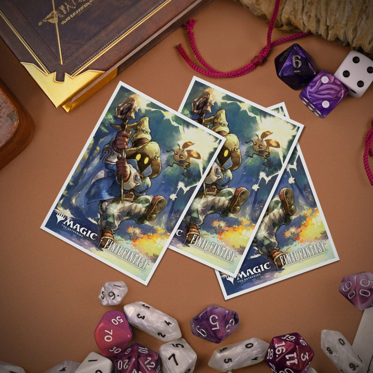 MAGIC: THE GATHERING®—FINAL FANTASY™ Vivi, Stray Black Mage 105ct APEX Deck Protector sleeves for Magic: The Gathering - E-38490 - Ultra PRO - Ultra PRO International