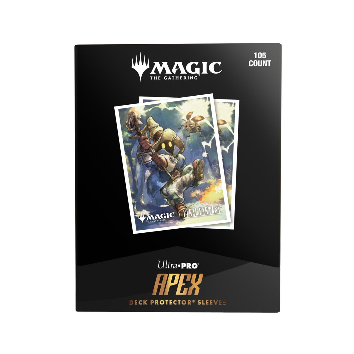 MAGIC: THE GATHERING®—FINAL FANTASY™ Vivi, Stray Black Mage 105ct APEX Deck Protector sleeves for Magic: The Gathering - E-38490 - Ultra PRO - Ultra PRO International