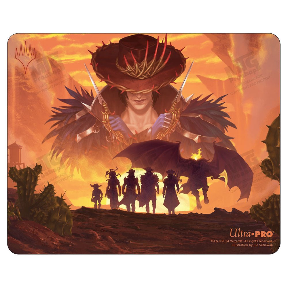 Magic: The Gathering Outlaws of Thunder Junction Mousepad - Gang Silhouette - LE17056 - MTG PRO Shop- Ultra PRO International
