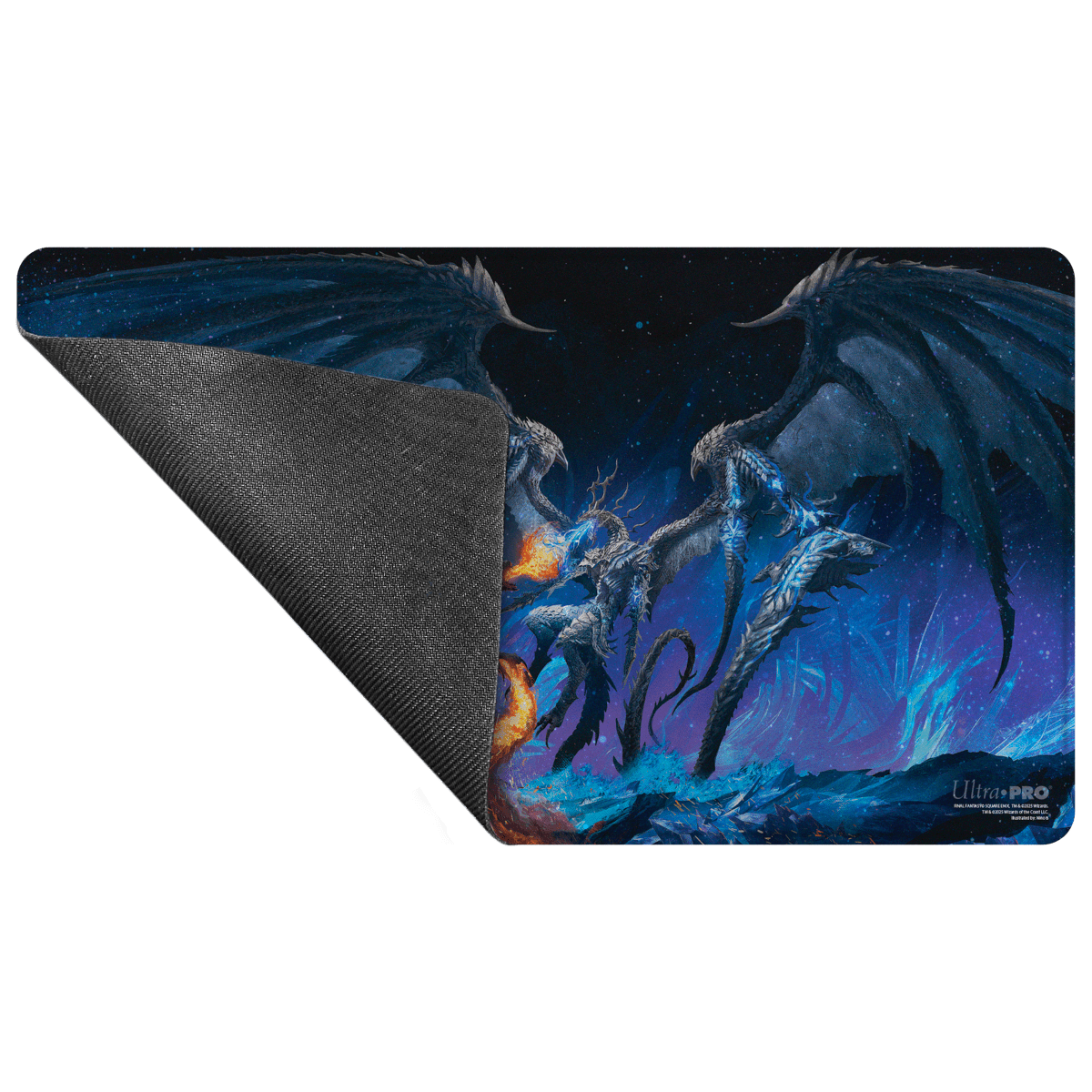 Magic: The Gathering®—FINAL FANTASY™ Bahamut and Ifrit Holofoil Playmat - E - 38758 - Ultra PRO International - Ultra PRO International