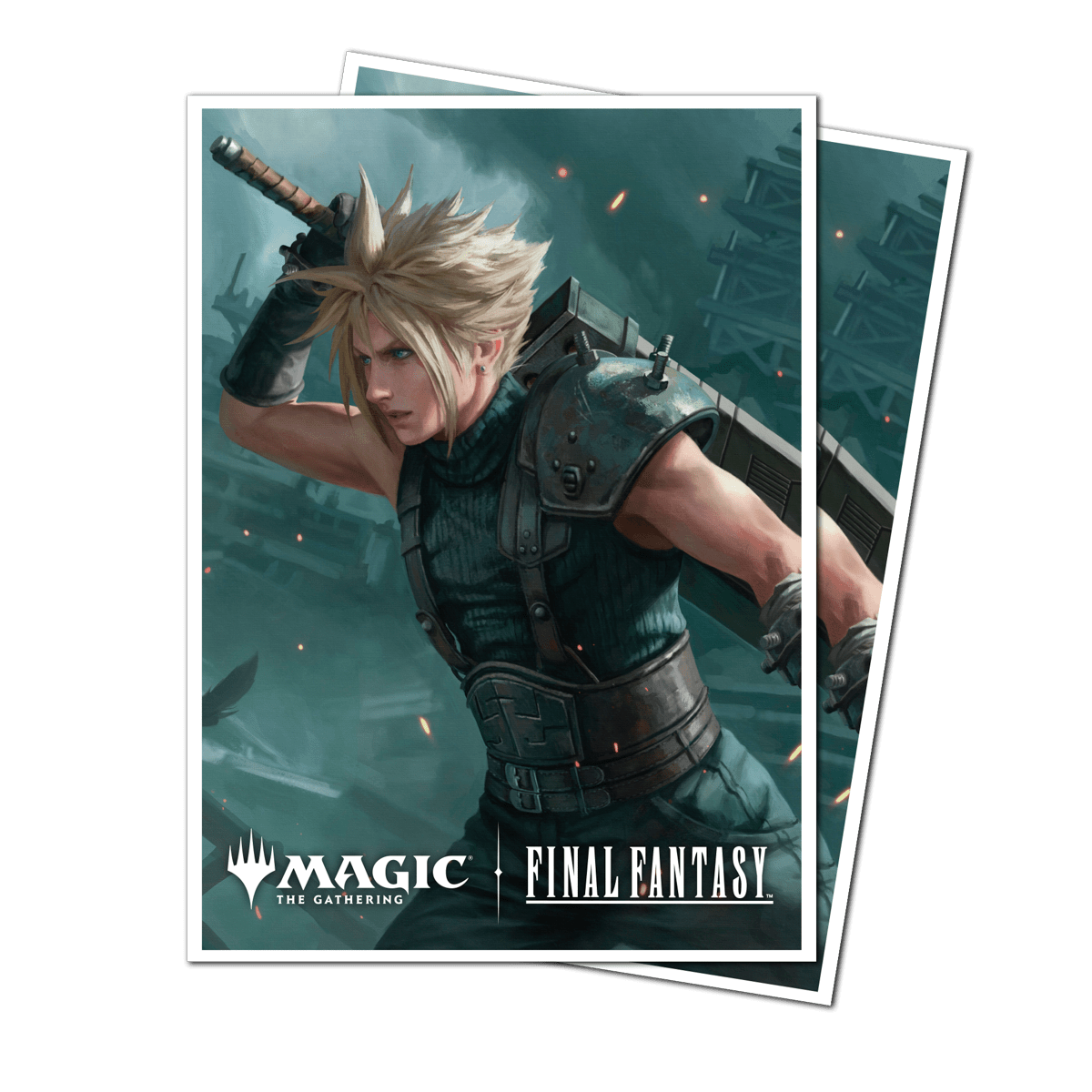 Magic: The Gathering®—FINAL FANTASY™ Cloud, Planet's Champion 105ct APEX Deck Protector™ Sleeves - E - 38727 - Ultra PRO International - Ultra PRO International