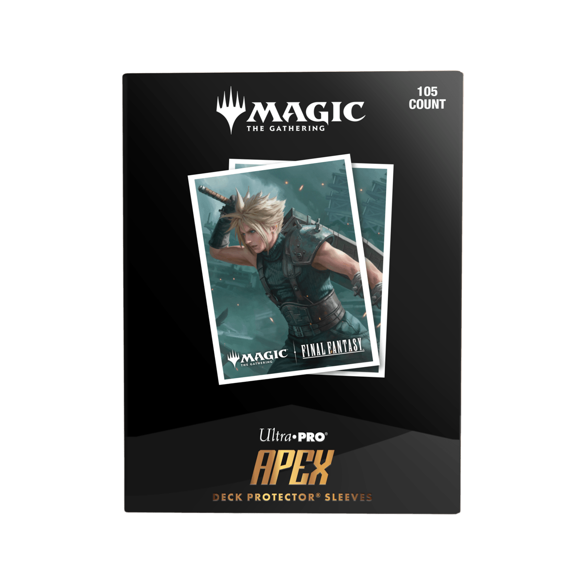Magic: The Gathering®—FINAL FANTASY™ Cloud, Planet's Champion 105ct APEX Deck Protector™ Sleeves - E - 38727 - Ultra PRO International - Ultra PRO International