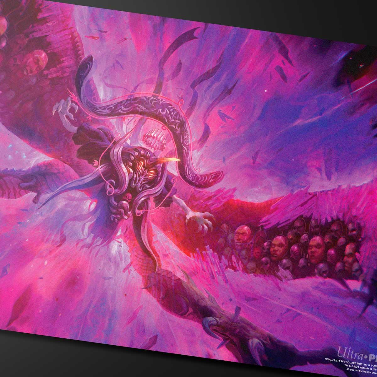 Magic: The Gathering®—FINAL FANTASY™ Emet - Selch, Unsundered / Hades, Sorcerer of Eld Double - Sided Playmat - E - 38760 - Ultra PRO International - Ultra PRO International