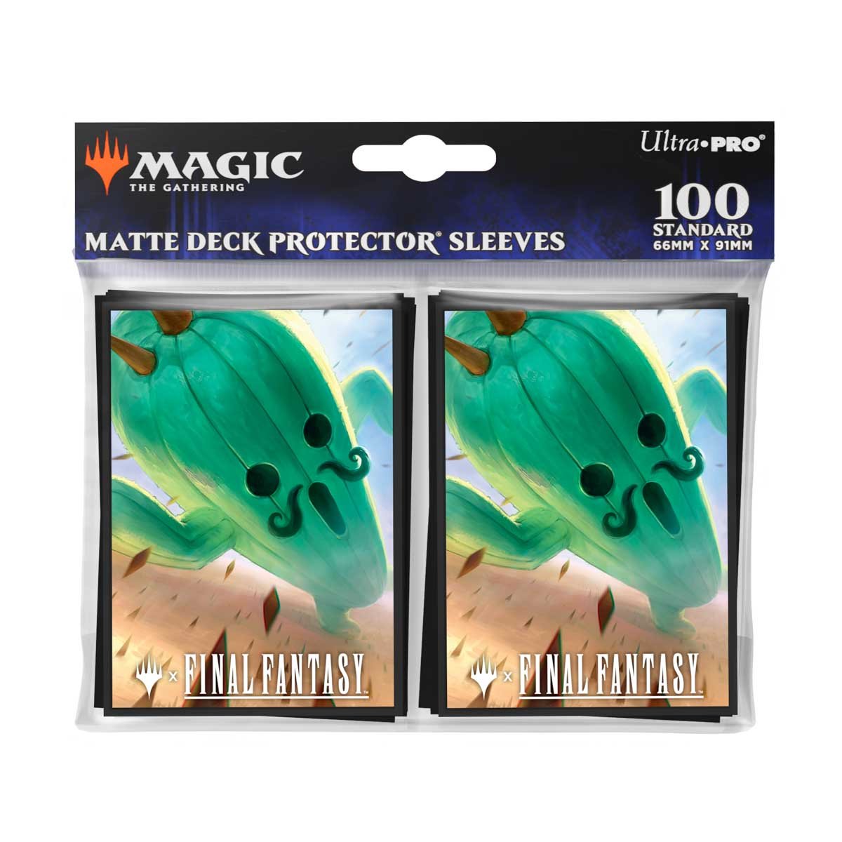Magic: The Gathering®—FINAL FANTASY™ Jumbo Cactuar 100ct Deck Protector Sleeves - E - 38713 - Ultra PRO International - Ultra PRO International