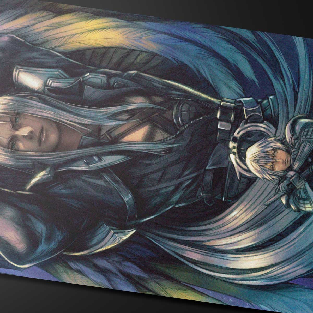 Magic: The Gathering®—FINAL FANTASY™ Sephiroth, Fabled SOLDIER / Sephiroth, One - Winged Angel Double - Sided Playmat - E - 38757 - Ultra PRO International - Ultra PRO International