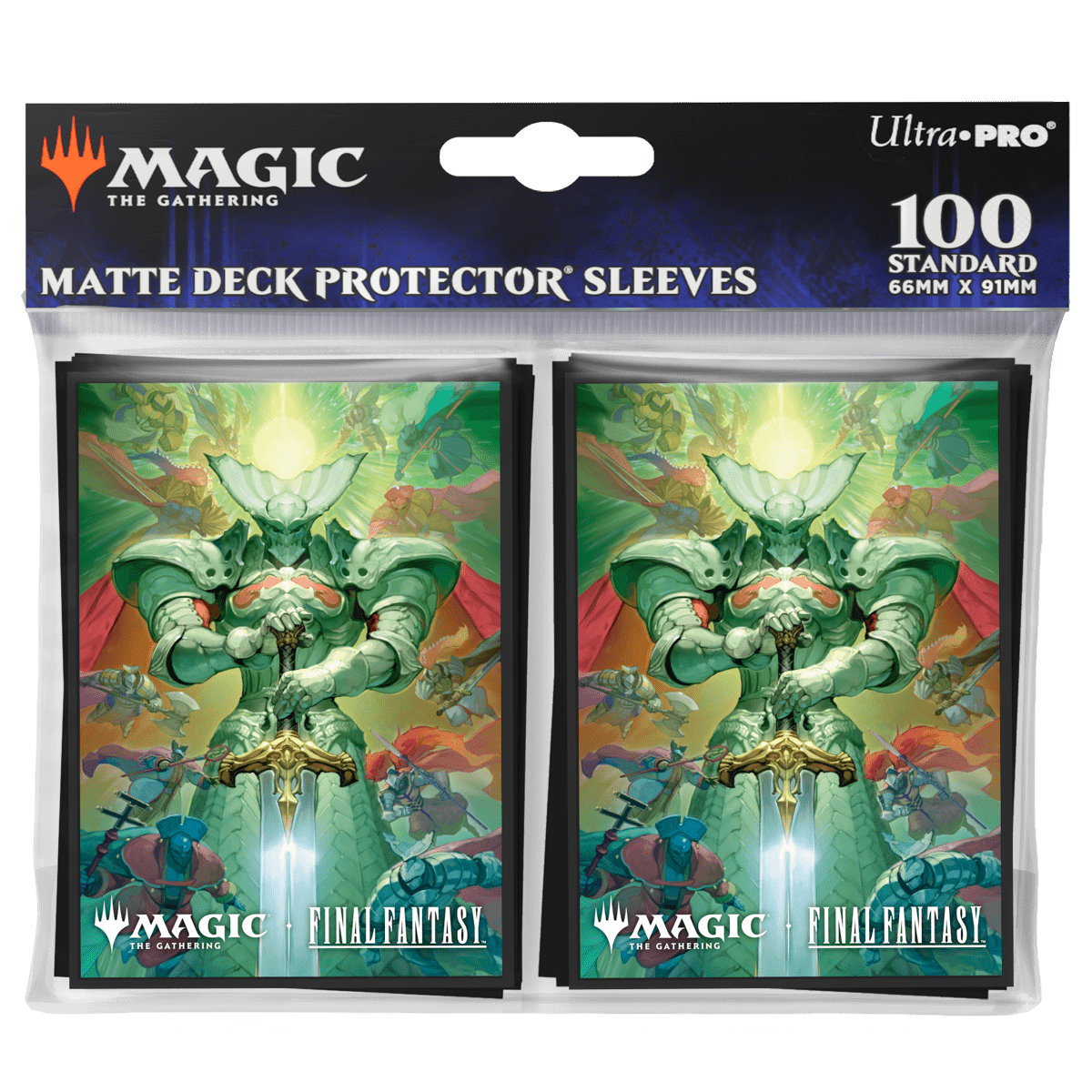 Magic: The Gathering®—FINAL FANTASY™ Summon: Knights of Round 100ct Deck Protector Sleeves - E - 38709 - Ultra PRO International - Ultra PRO International