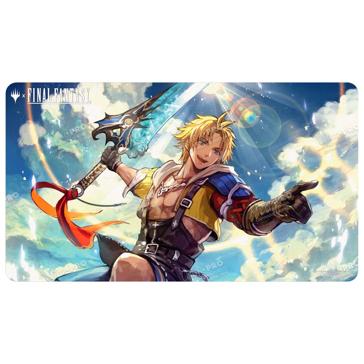 Magic: The Gathering®—FINAL FANTASY™ Tidus, Yuna's Guardian (Commander) Playmat - E - 38743 - Ultra PRO International - Ultra PRO International