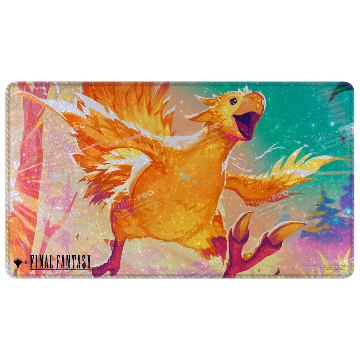 Magic: The Gathering®—FINAL FANTASY™ Traveling Chocobo Holofoil Playmat - E - 38761 - Ultra PRO International - Ultra PRO International
