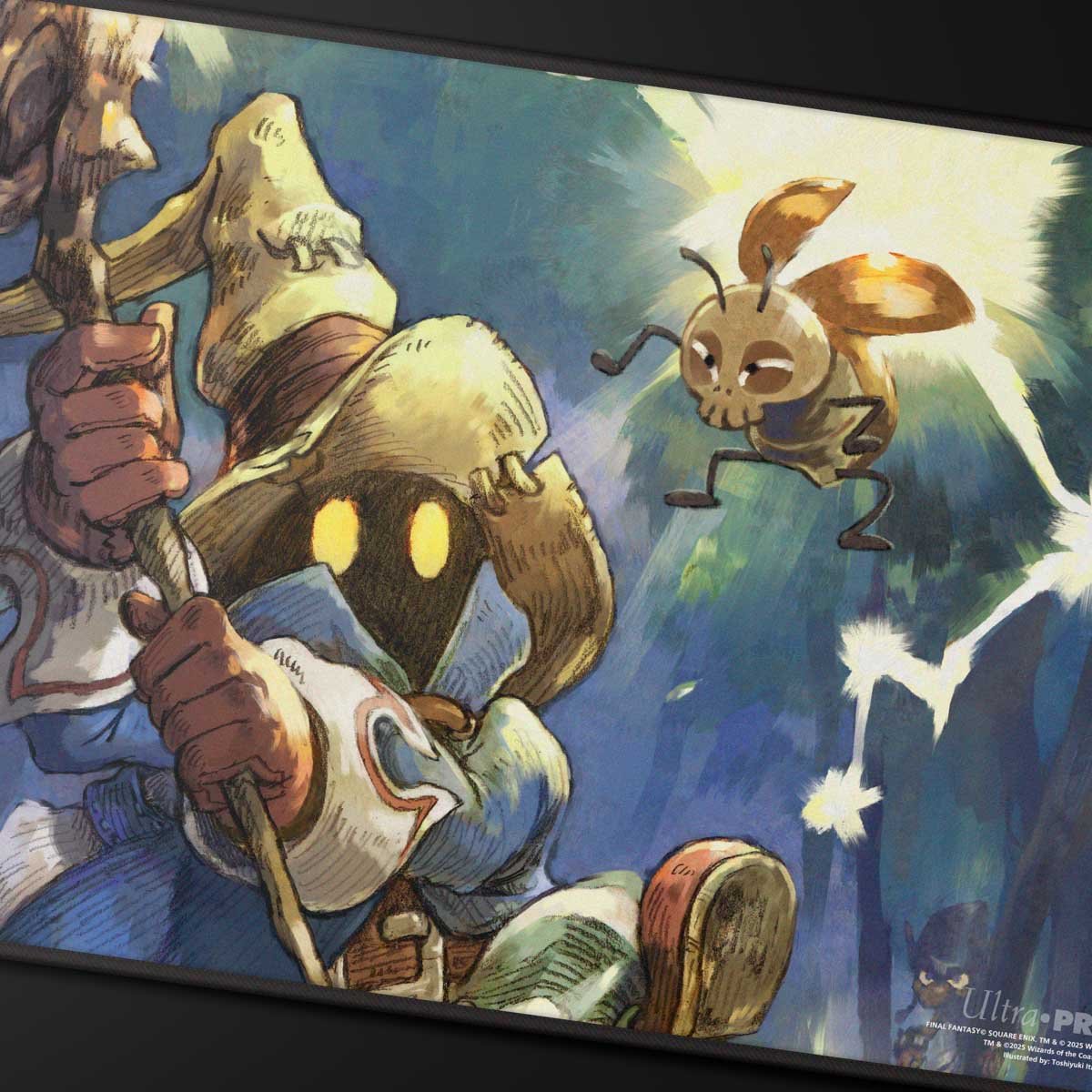 Magic: The Gathering®—FINAL FANTASY™ Vivi Ornitier Black Stitched Playmat - E - 38765 - Ultra PRO International - Ultra PRO International