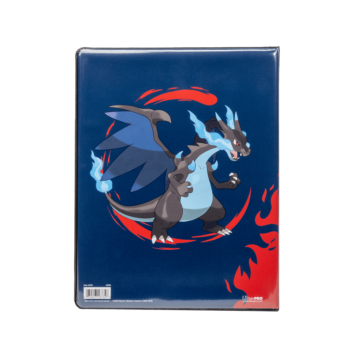 Mega Charizard X and Mega Charizard Y 9-Pocket Portfolio for the Pokémon Trading Card Game - E-16735 - Ultra PRO- Ultra PRO International