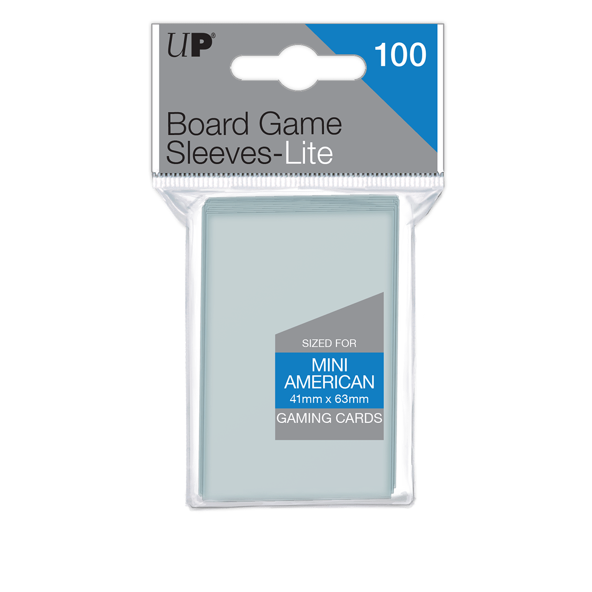 Mini American Lite Board Game Sleeves (100ct) for 41mm x 63mm Cards - E - 85940 - Ultra PRO - Ultra PRO International