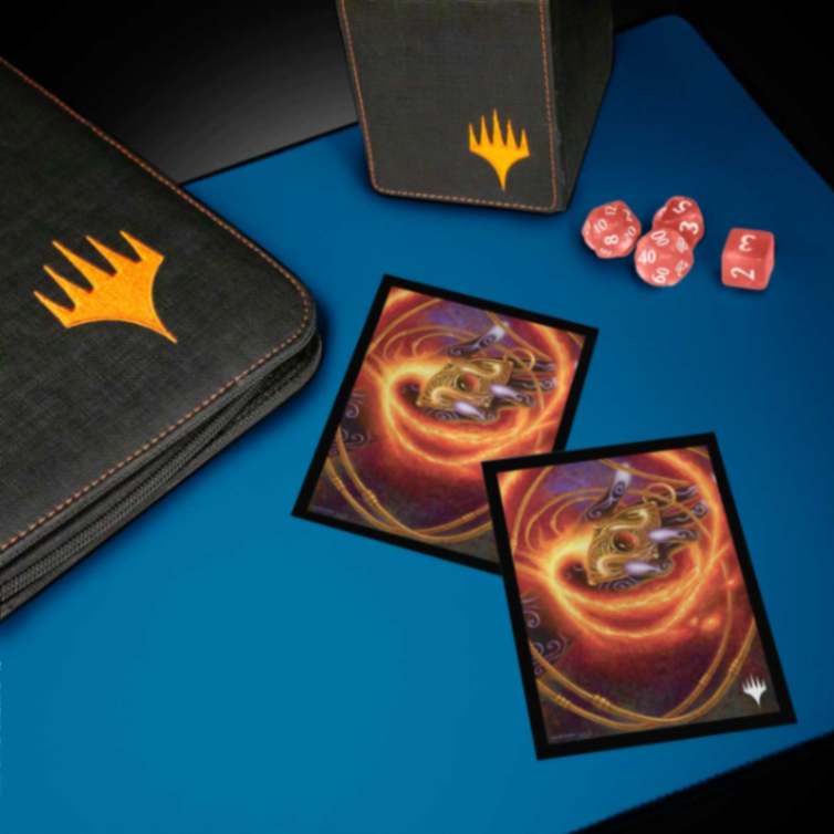 Modern Horizons 3 Ruby Medallion Deck Protector Sleeves (100ct) for Magic: The Gathering - E - 38407 - Ultra PRO International - Ultra PRO International