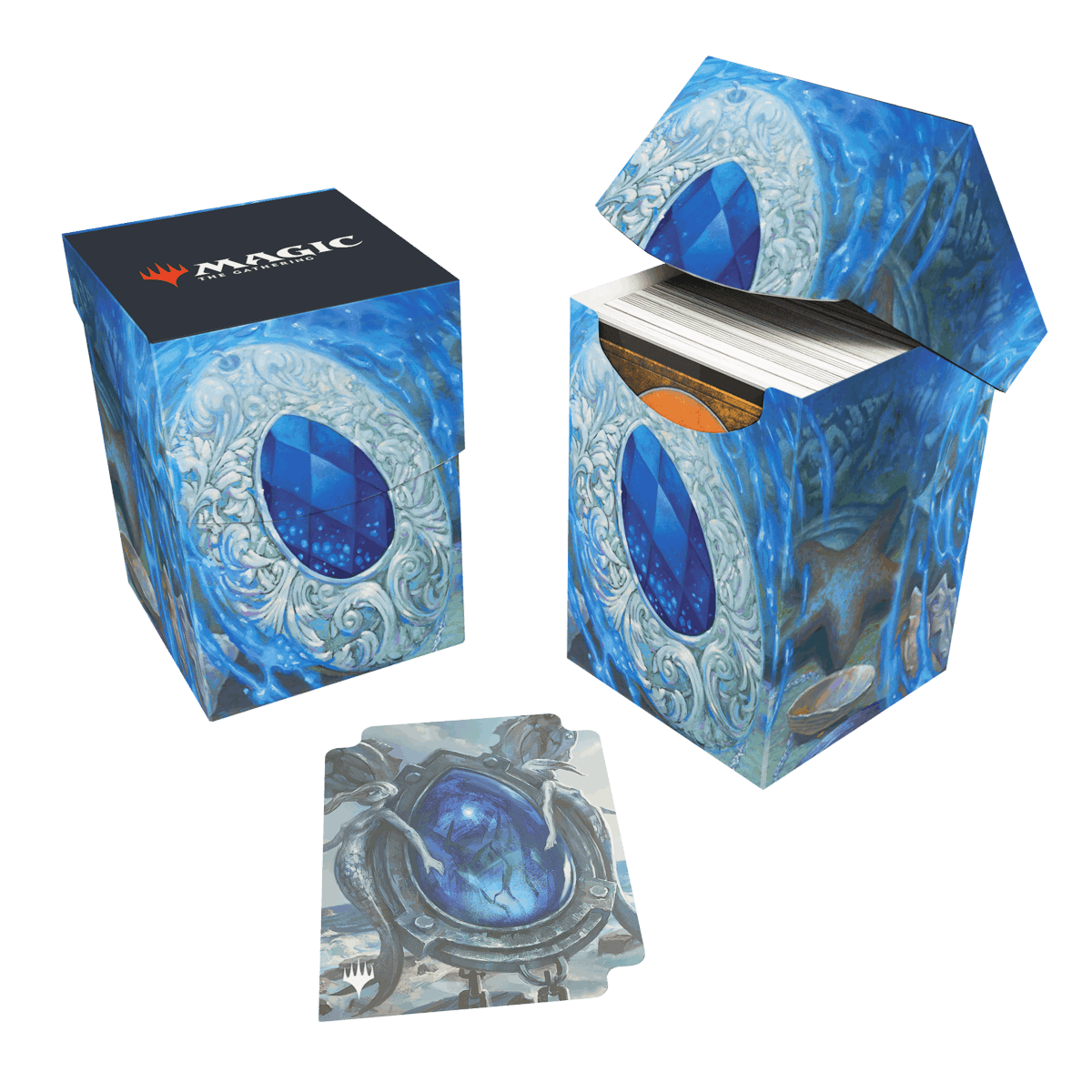 Modern Horizons 3 Sapphire Medallion 100+ Deck Box® for Magic: The Gathering - E - 38414 - Ultra PRO International - Ultra PRO International