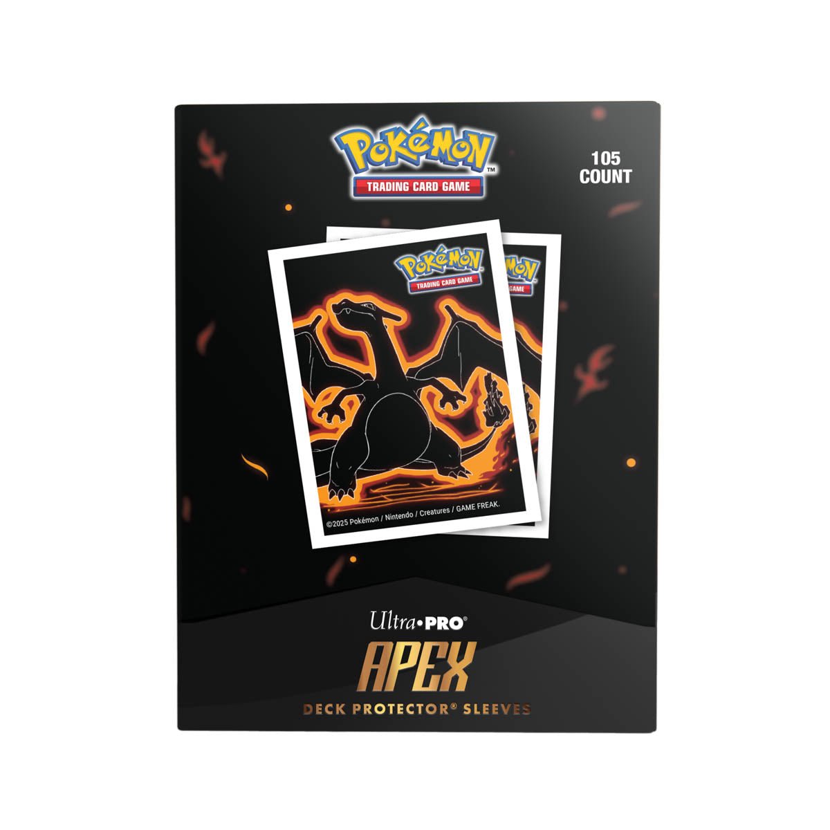 Neon Kanto 105ct APEX DECK PROTECTOR® Sleeves Charizard for Pokémon - E-16656 - Ultra PRO - Ultra PRO International