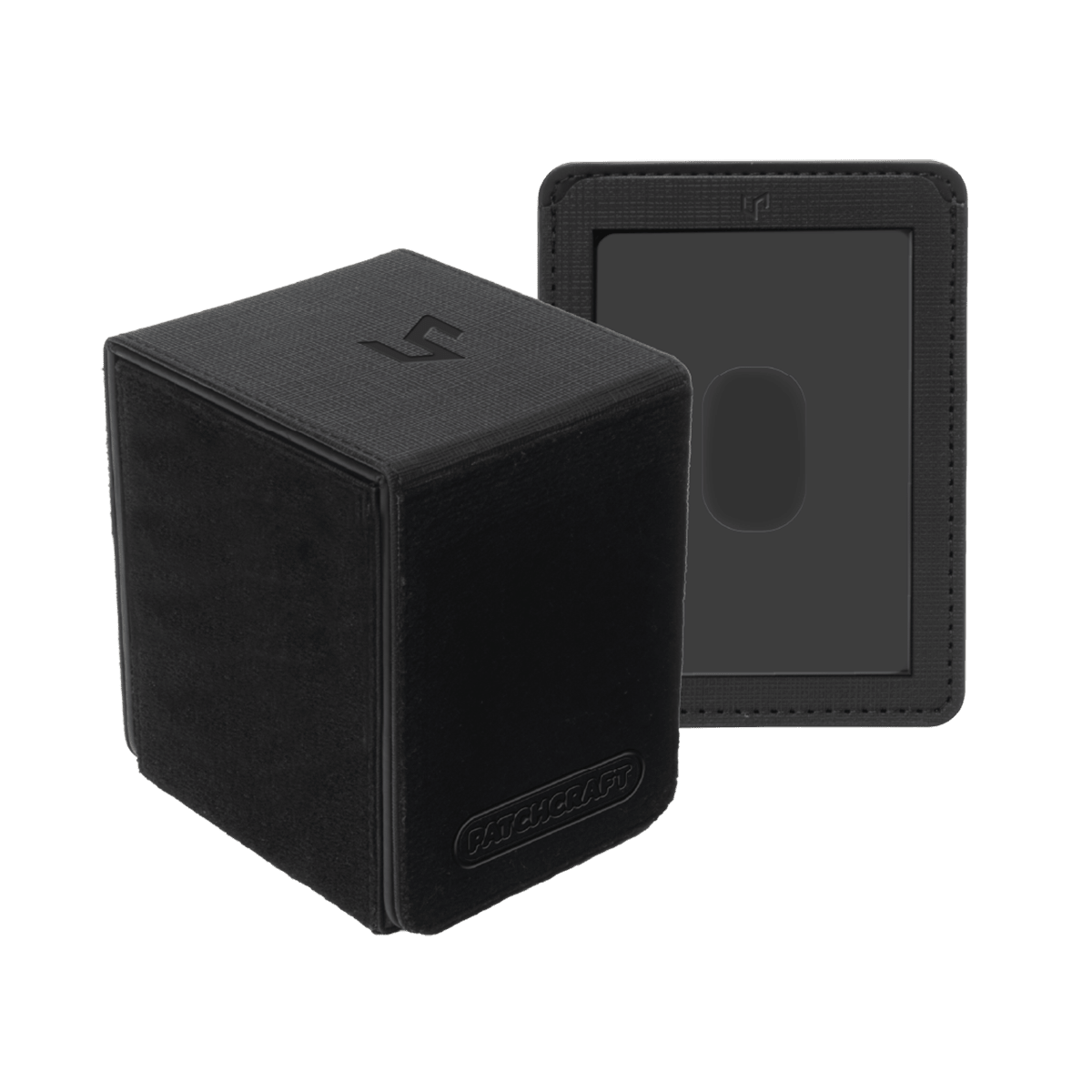 PATCHCRAFT™ ALCOVE® Flip DECK BOX® Black - E-16640 - Ultra PRO - Ultra PRO International