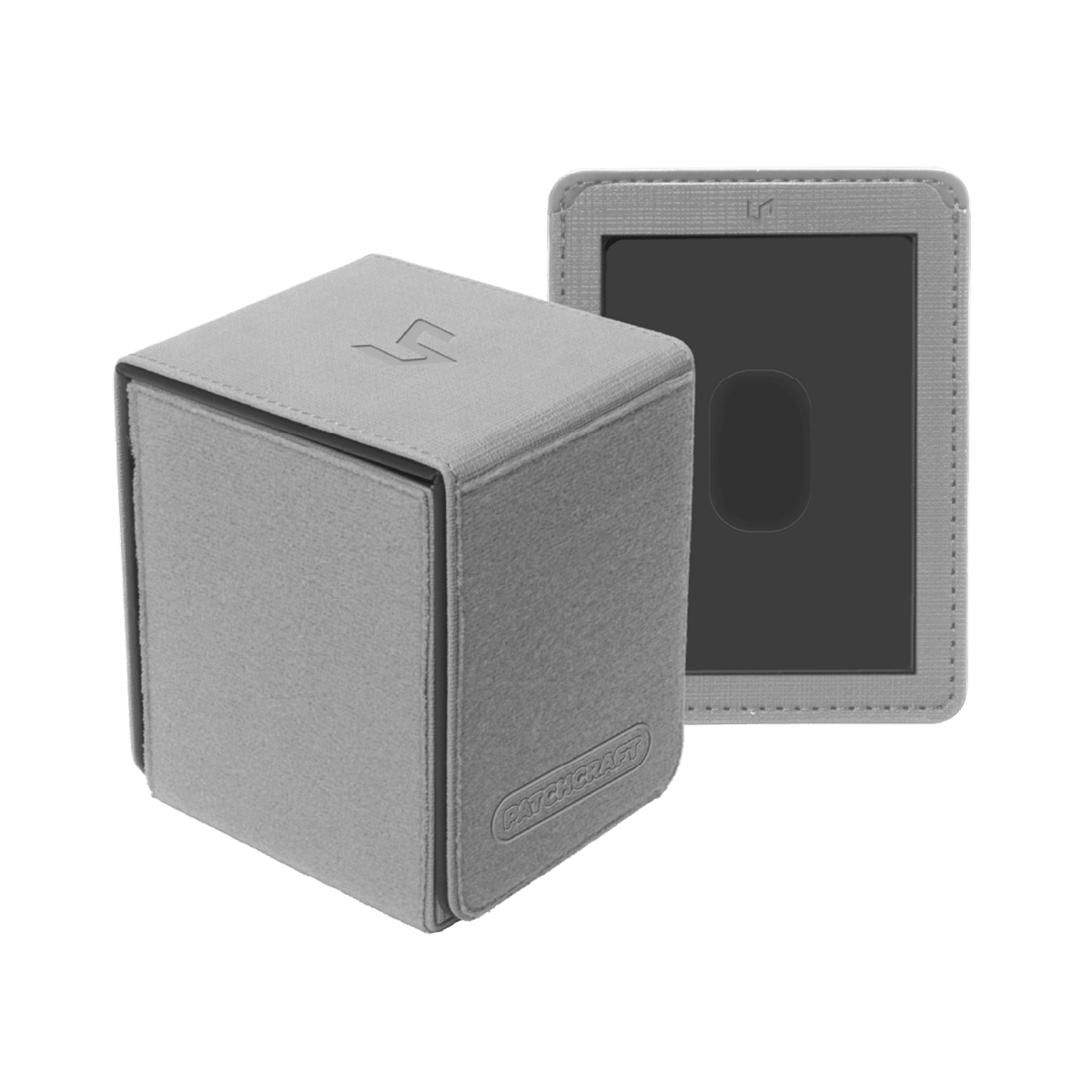PATCHCRAFT™ ALCOVE® Flip DECK BOX® Gray - E-16641 - Ultra PRO - Ultra PRO International