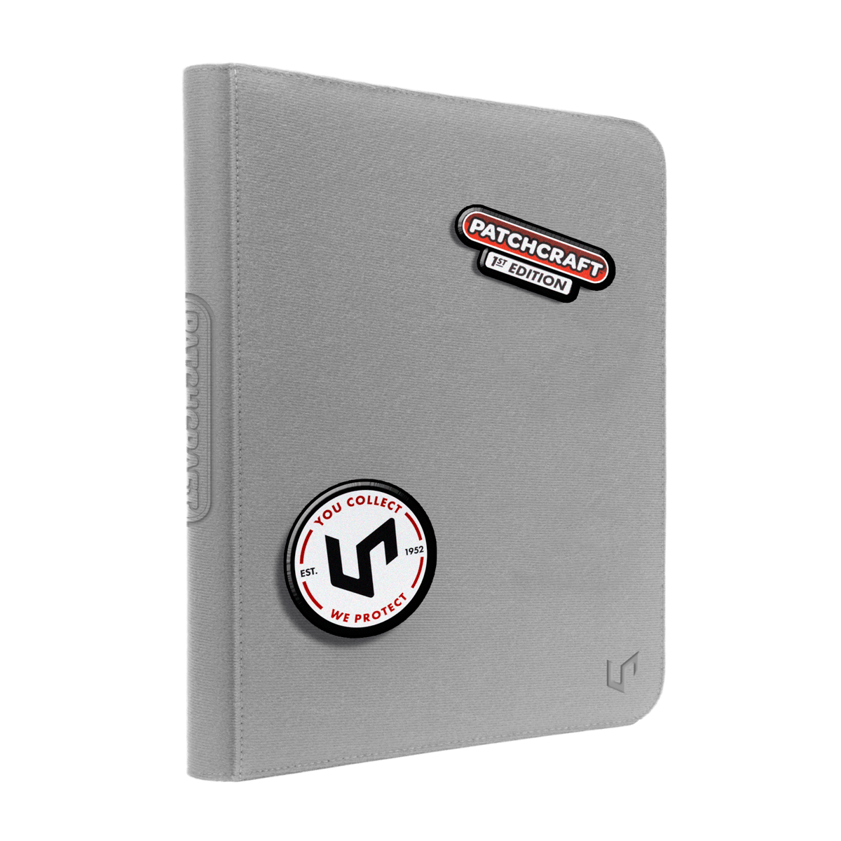 PATCHCRAFT™ Zippered 9 - Pocket PRO - BINDER® Gray - E-16643 - Ultra PRO - Ultra PRO International