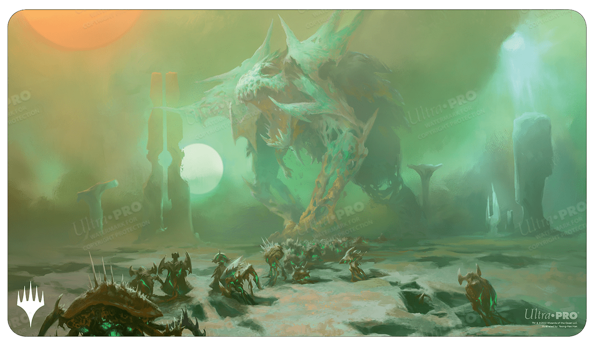 Phyrexia All Will Be One Green Sun's Twilight Standard Gaming Playmat for Magic: The Gathering - E - 19663 - Ultra PRO - Ultra PRO International