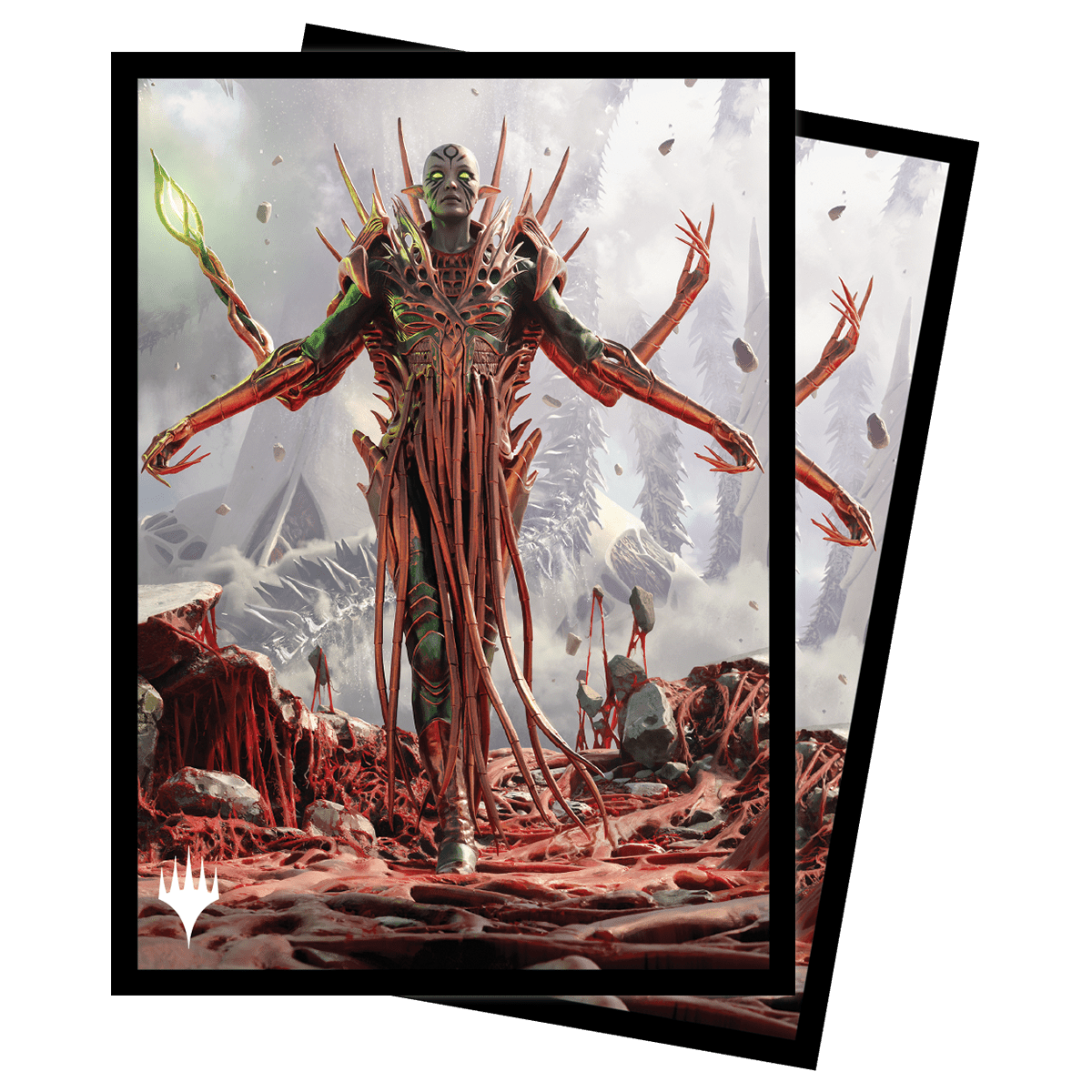 Phyrexia All Will Be One Nissa, Ascended Animist Standard Deck Protector Sleeves (100ct) for Magic: The Gathering - E - 19671 - Ultra PRO - Ultra PRO International