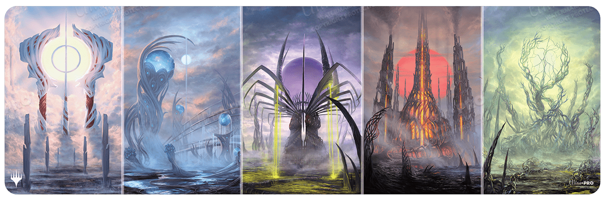 Phyrexia All Will Be One Phyrexian Basic Land Tableaux Table Playmat for Magic: The Gathering - E - 19656 - Ultra PRO - Ultra PRO International