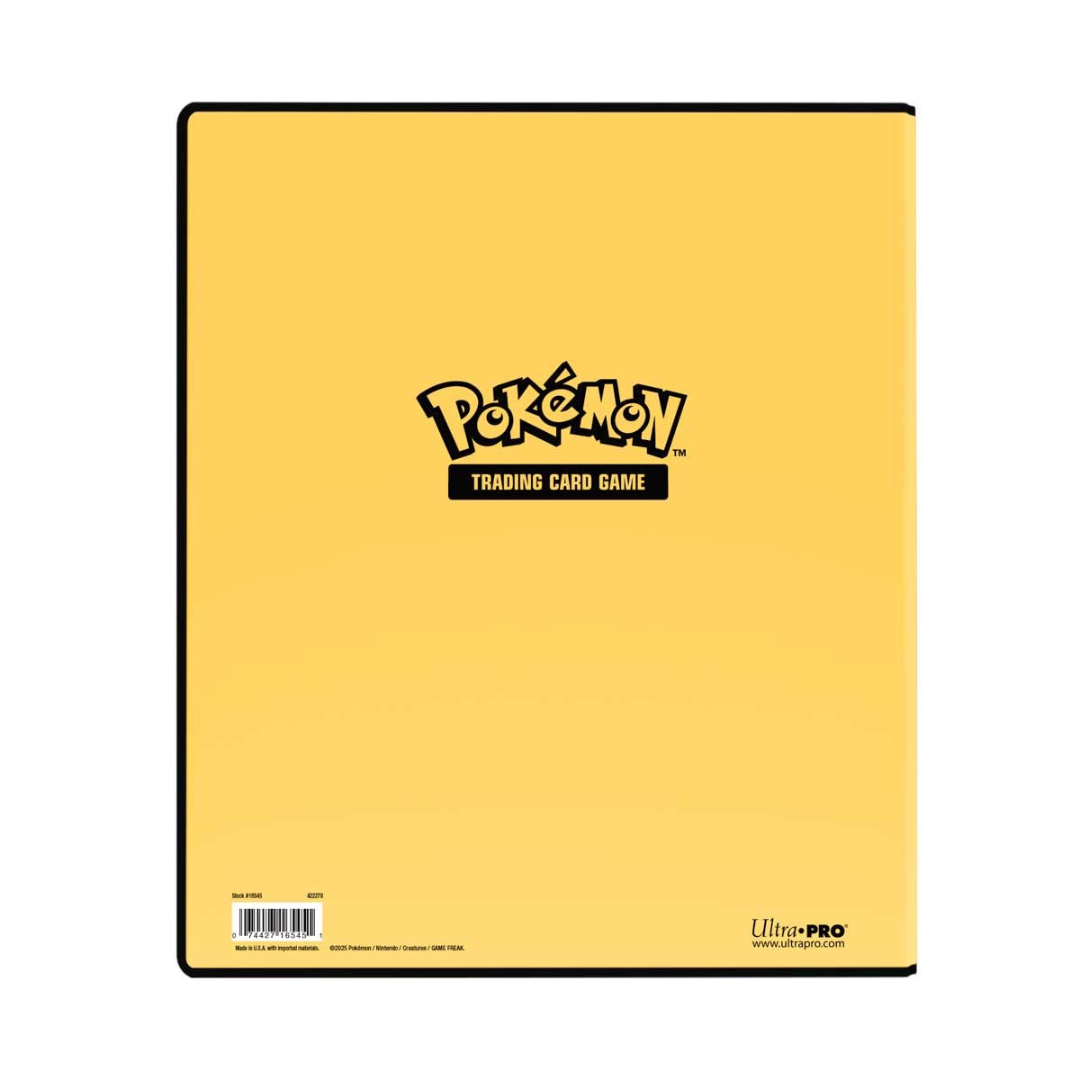 Pikachu 2” Album for Pokémon - E-16545 - Ultra PRO- Ultra PRO International