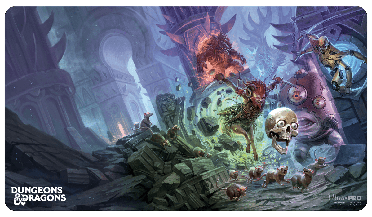 Planescape: Adventures in the Multiverse for Dungeons & Dragons Playmat - Morte's Planar Parade Standard Cover Artwork v2 - E - 38077 - Ultra PRO - Ultra PRO International