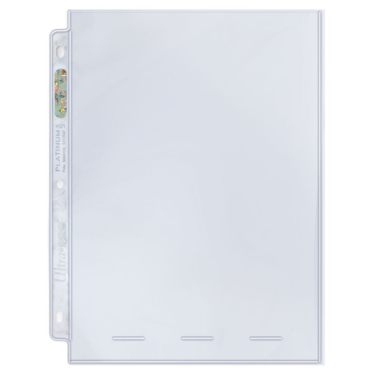 Platinum Series Pocket Pages (100ct) for Cards and Photos - E - 81415 - Ultra PRO - Ultra PRO International