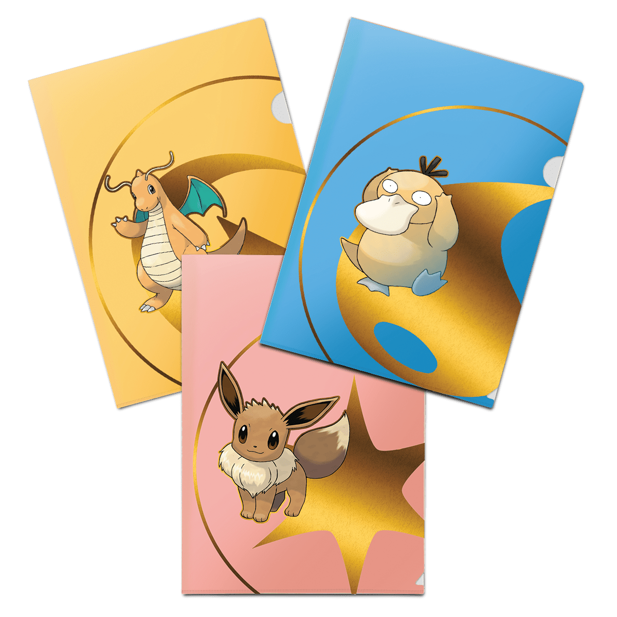 Pokémon Tournament Folios 3 Pack - Psyduck, Eevee, and Dragonite - E - 16403 - Ultra PRO - Ultra PRO International