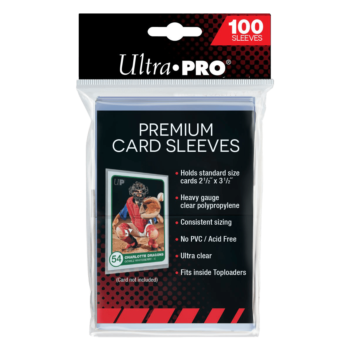 Premium Card Sleeves (100ct) for Standard Size Cards - E - 81385 - Ultra PRO - Ultra PRO International