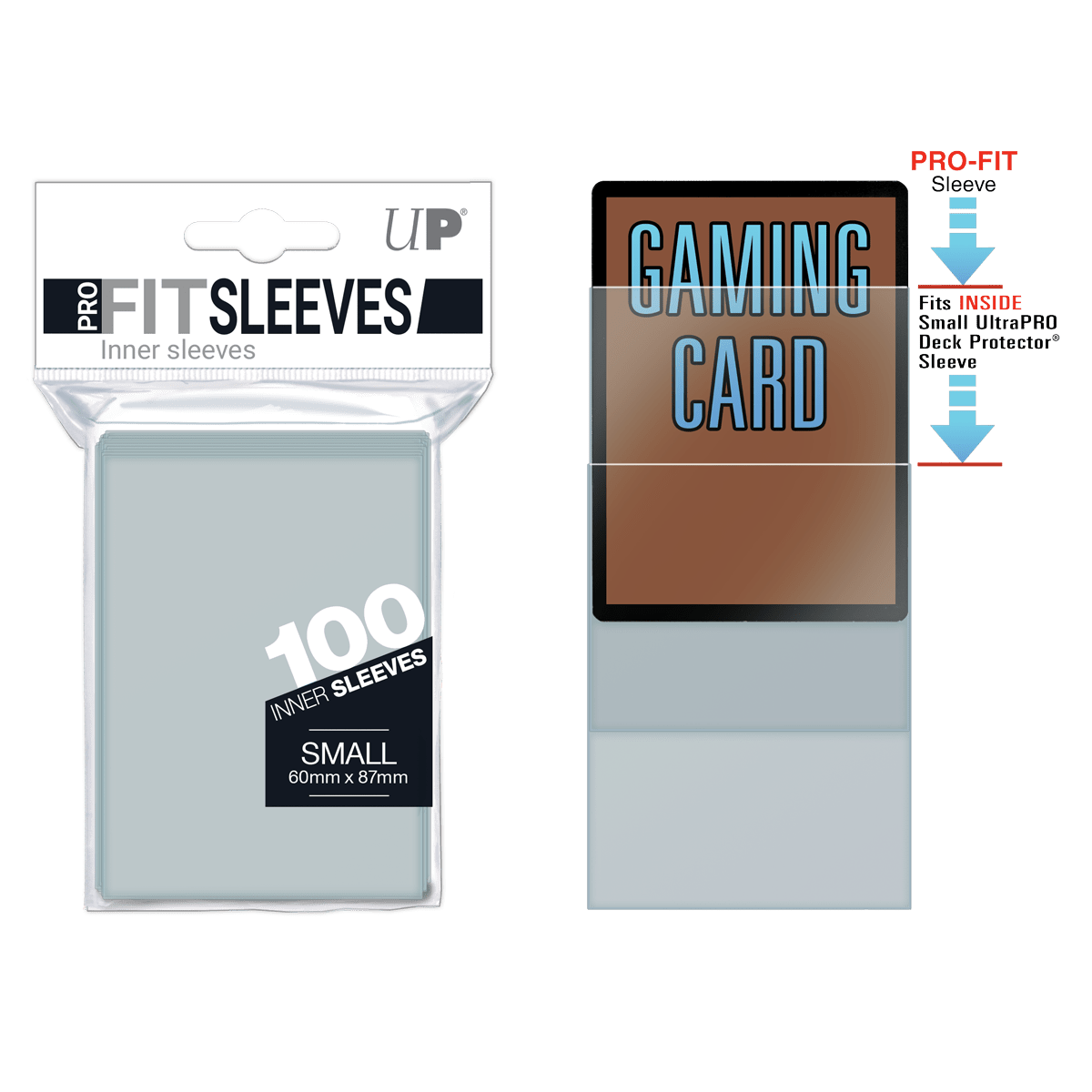 PRO - Fit Small Deck Inner Sleeves (100ct) - E - 82713 - Ultra PRO - Ultra PRO International