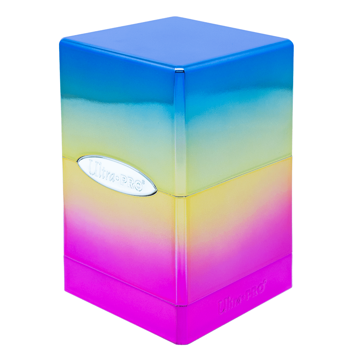 Rainbow Satin Tower Deck Box - E - 15337 - Ultra PRO - Ultra PRO International