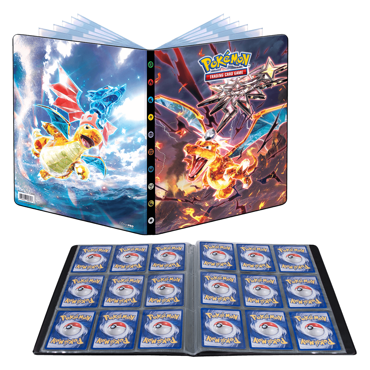 Scarlet and Violet Charizard and Dragonite 9 - Pocket Portfolio for Pokémon - E - 16070 - Ultra PRO - Ultra PRO International