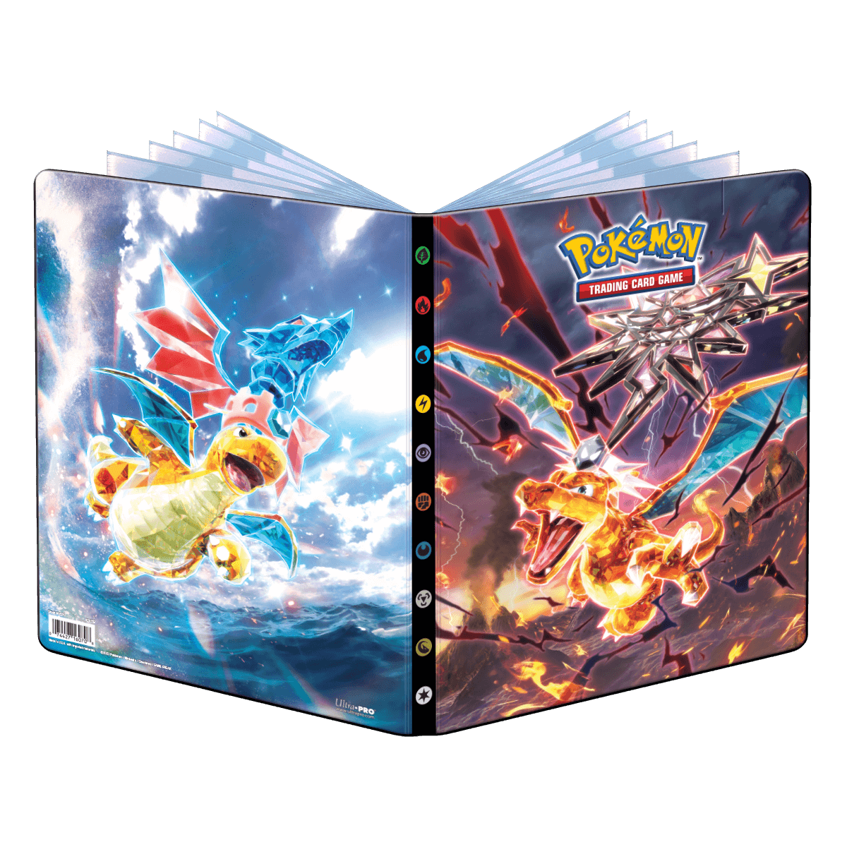 Scarlet and Violet Charizard and Dragonite 9 - Pocket Portfolio for Pokémon - E - 16070 - Ultra PRO - Ultra PRO International