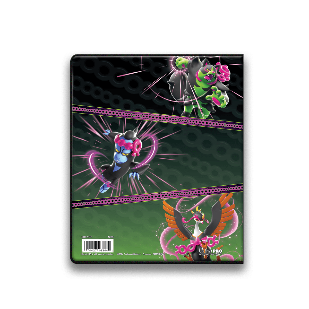 Scarlet and Violet Shrouded Fable 4 - Pocket Portfolio for Pokémon - E - 16344 - Ultra PRO - Ultra PRO International