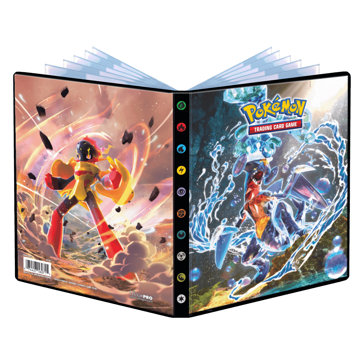 Scarlet and Violet Tera Type Garchomp and Armarouge 4 - Pocket Portfolio for Pokémon - E - 16071 - Ultra PRO - Ultra PRO International